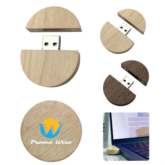 Magnetic Closure Handcrafted Walnut Wood USB 3.0 Flash Drive