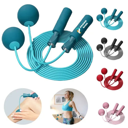 Weighted Rubber Ball Steel Wire Smooth Bearing Skipping Rope