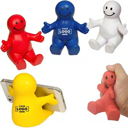 Squeezable Smile Phone Holder
