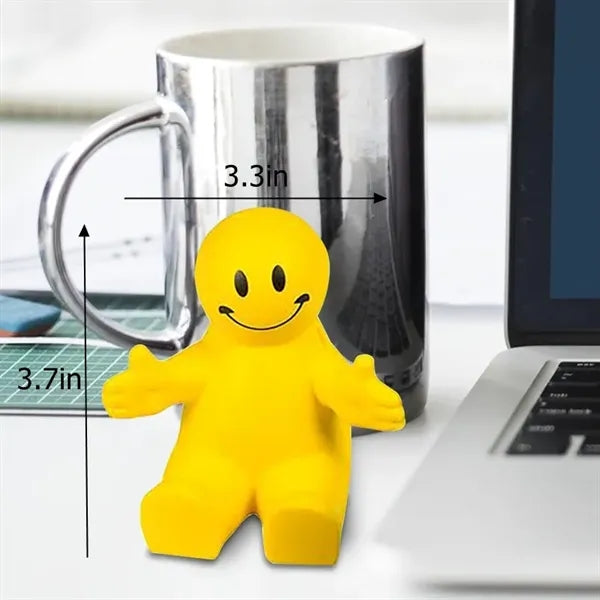Squeezable Smile Phone Holder