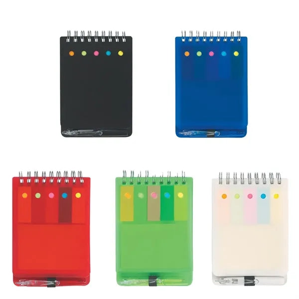 Waterproof Cover Notepad Meeting Record Book With Pen