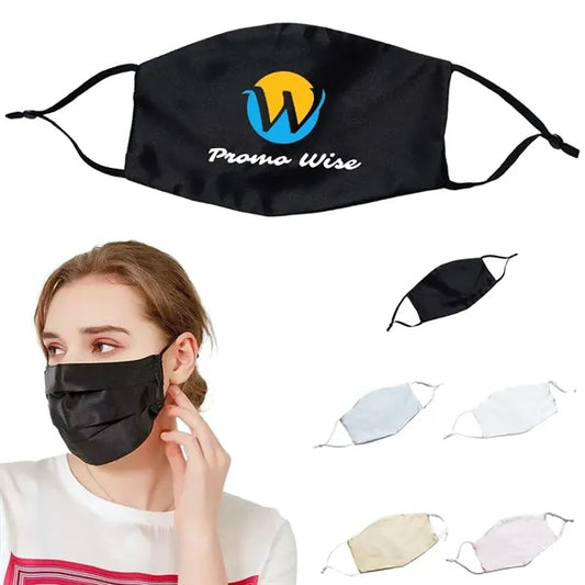 Adjustable Skin-Friendly Breathable Smooth Silk Face Mask