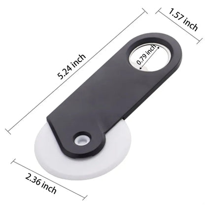 2 in 1 Mini Bottle Opener Portable And Pizza Slicer Tool