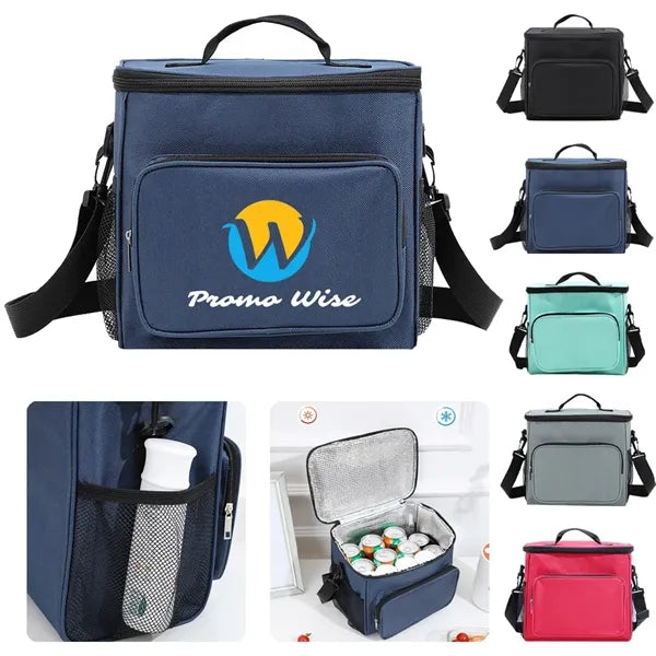 Large Capacity Leakproof Multi-Pocket Insulated Lunch Tote