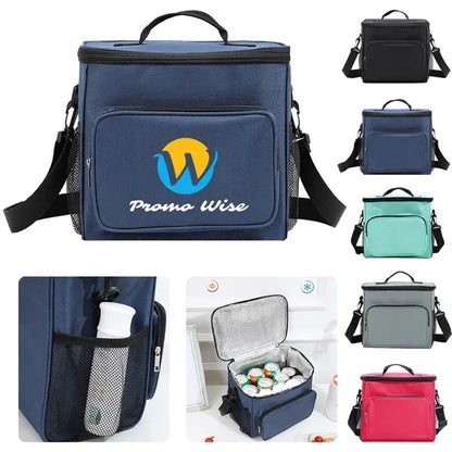 Large Capacity Leakproof Multi-Pocket Insulated Lunch Tote