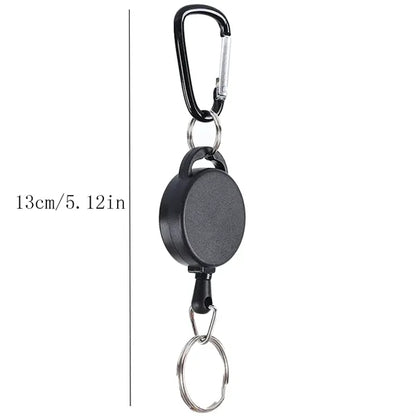 Retractable Keychain Portable Carabiner Key Clips