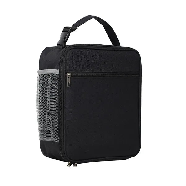 Durable PEVA Lined Multi-Pocket Compact Insulated Lunch Bag