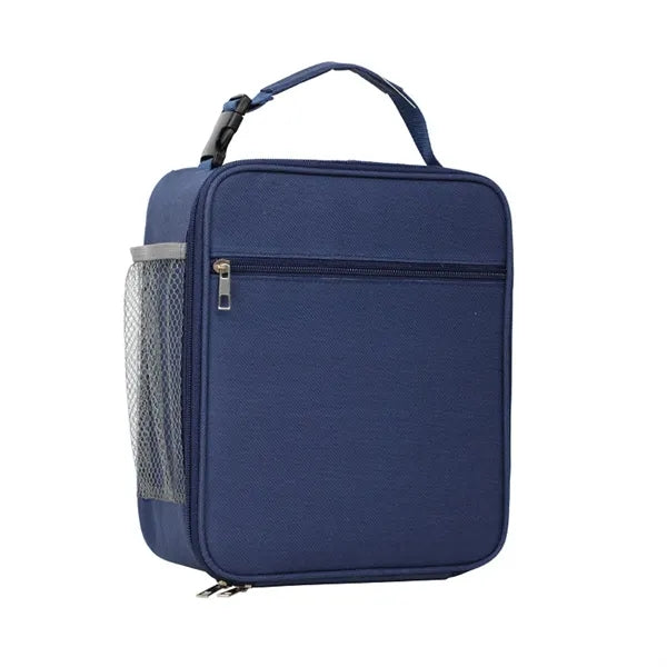 Durable PEVA Lined Multi-Pocket Compact Insulated Lunch Bag