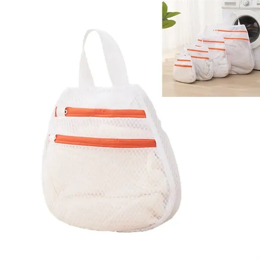 Double-Zip Mesh Laundry Bag