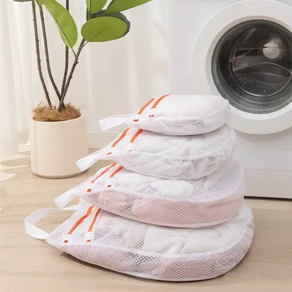 Double-Zip Mesh Laundry Bag