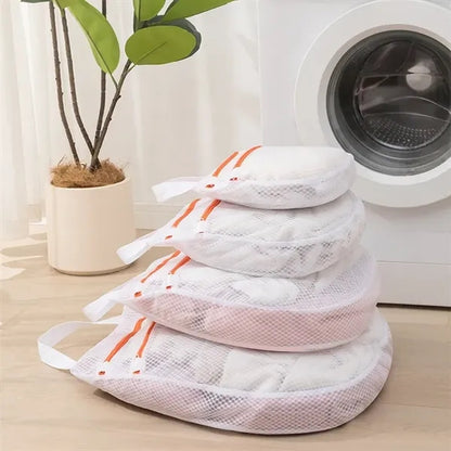 Double-Zip Mesh Laundry Bag