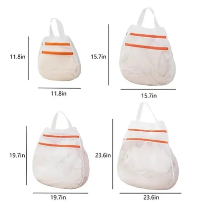 Double-Zip Mesh Laundry Bag