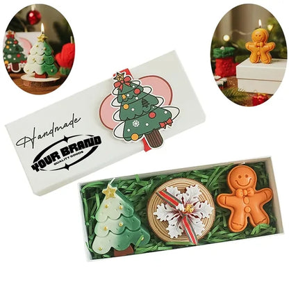 Christmas Creative Handmade Scented Candle Gift Box