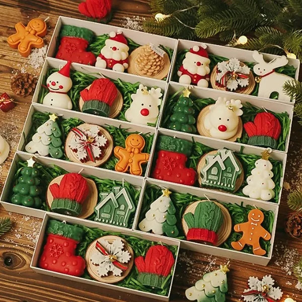 Christmas Creative Handmade Scented Candle Gift Box