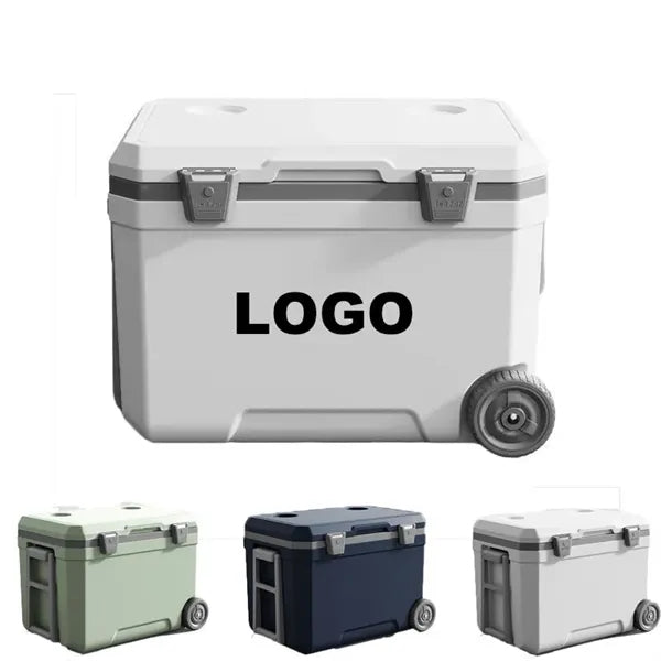 Insulated Portable Rolling Cooler with Wheels