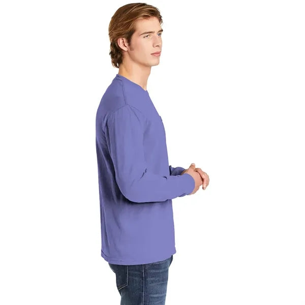 Garment-Dyed Heavyweight Long Sleeve Pocket T-Shirt