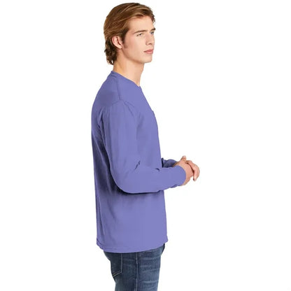 Garment-Dyed Heavyweight Long Sleeve Pocket T-Shirt