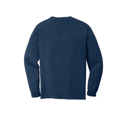 Garment-Dyed Heavyweight Long Sleeve Pocket T-Shirt