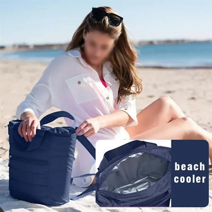 Travel waterproof portable beach bag picnic backpack cooler