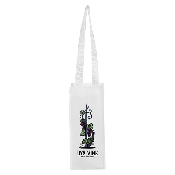 Venice rPET Non-Woven Laminated Wine Bag