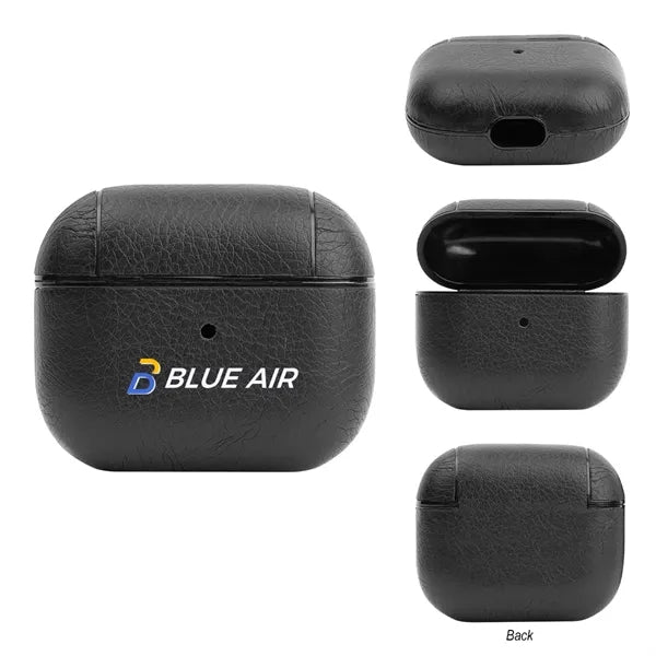 Leatherette Earbuds Charging Case