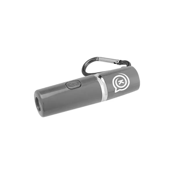 Rechargeable Portable Alarm And Flashlight With Carabiner...