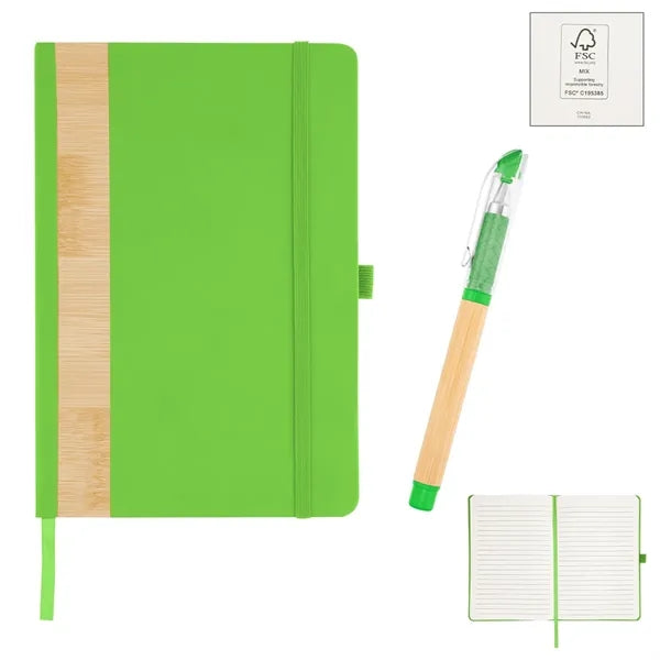 Verse Bamboo Journal With Pen