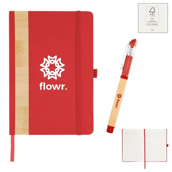 Verse Bamboo Journal With Pen