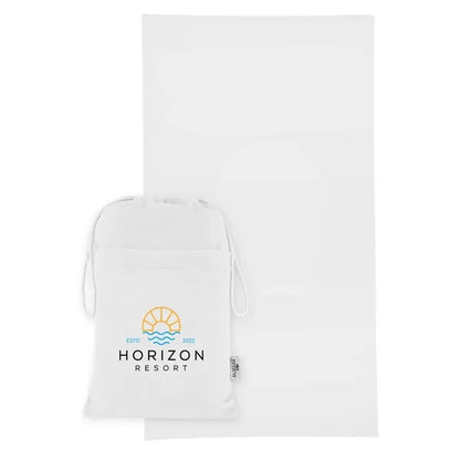 Sand-Free rPET Beach Towel With Pouch