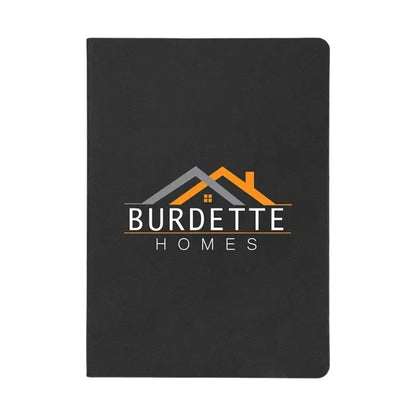 Theo Recycled PU Notebook With Kraft Paper and Sticky Notes