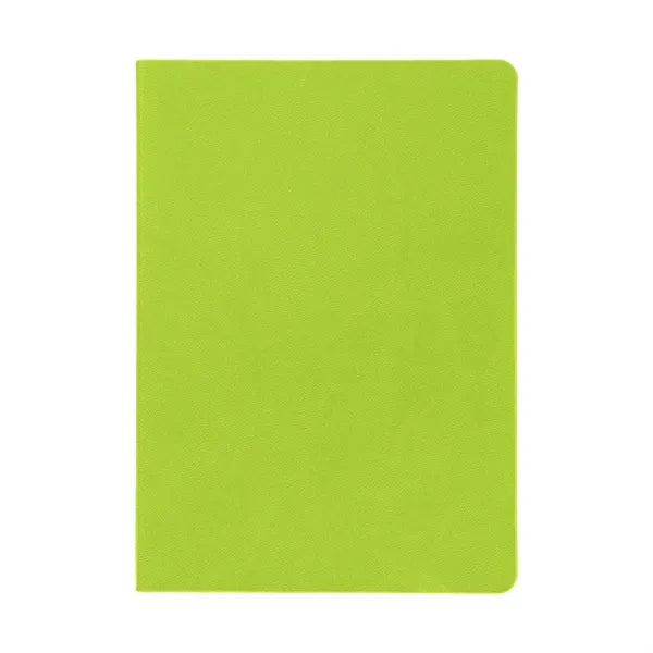 Theo Recycled PU Notebook With Kraft Paper and Sticky Notes