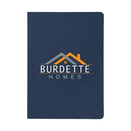 Theo Recycled PU Notebook With Kraft Paper and Sticky Notes