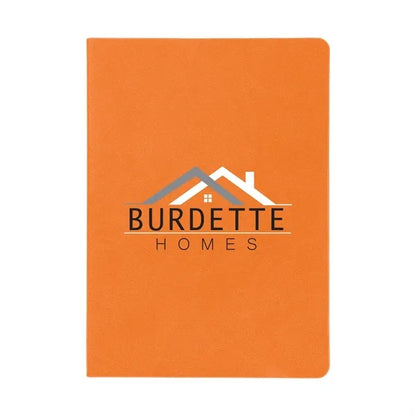 Theo Recycled PU Notebook With Kraft Paper and Sticky Notes