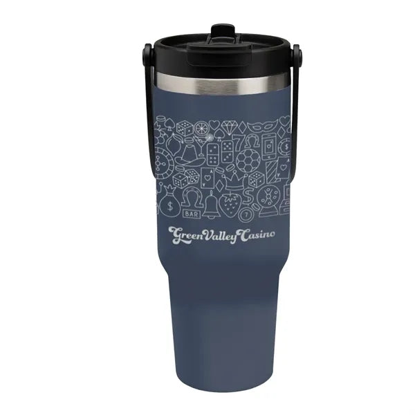 40 Oz. Full Laser Peak Intrepid Recycled Stainless Steel ...
