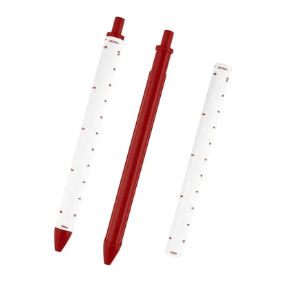 STRAIGHT LINE PEN WITH 4" RULER