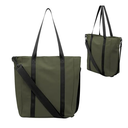 Hudson rPET Leatherette Computer Tote Bag
