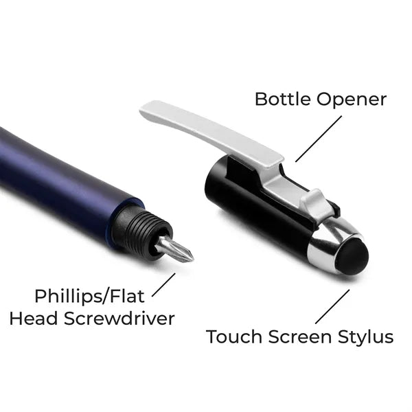 MultiClip Pen with Bottle Opener