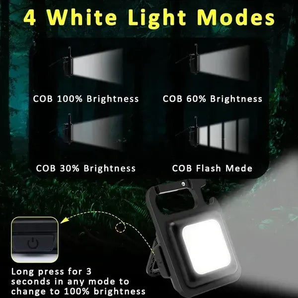 Rechargeable Multi-Function Emergency COB Worklight