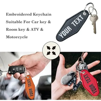 Personalized Embroidered Keychian