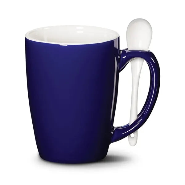 Winfield Mug & Spoon 15oz - Deep Etch