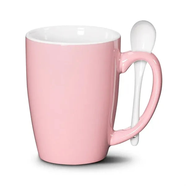Winfield Mug & Spoon 15oz - Deep Etch