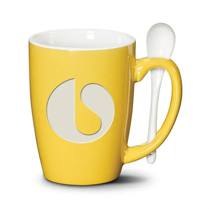 Winfield Mug & Spoon 15oz - Deep Etch