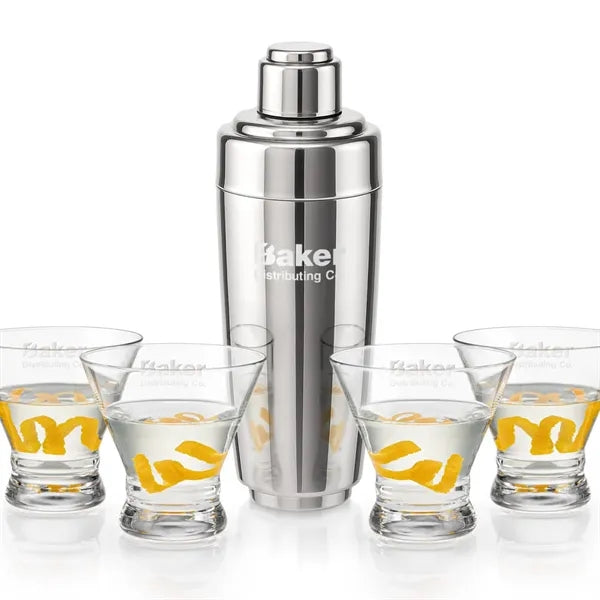 Pescara Shaker & Rideau Martini Set