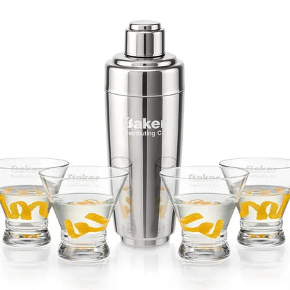 Pescara Shaker & Rideau Martini Set