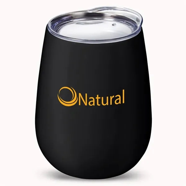 10 oz Stemless Insulated Wine Tumbler With Lid