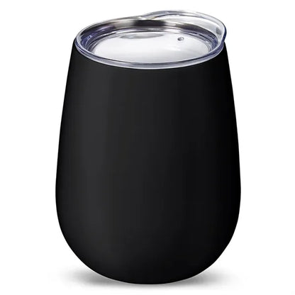 10 oz Stemless Insulated Wine Tumbler With Lid