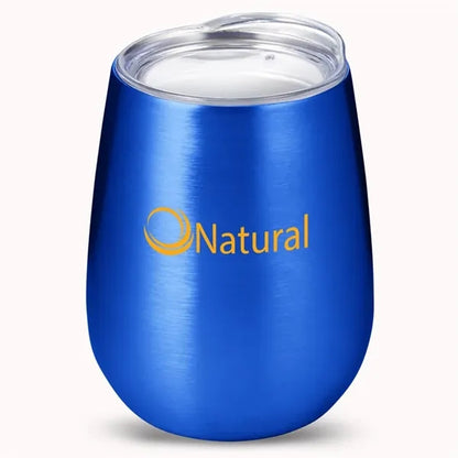 10 oz Stemless Insulated Wine Tumbler With Lid