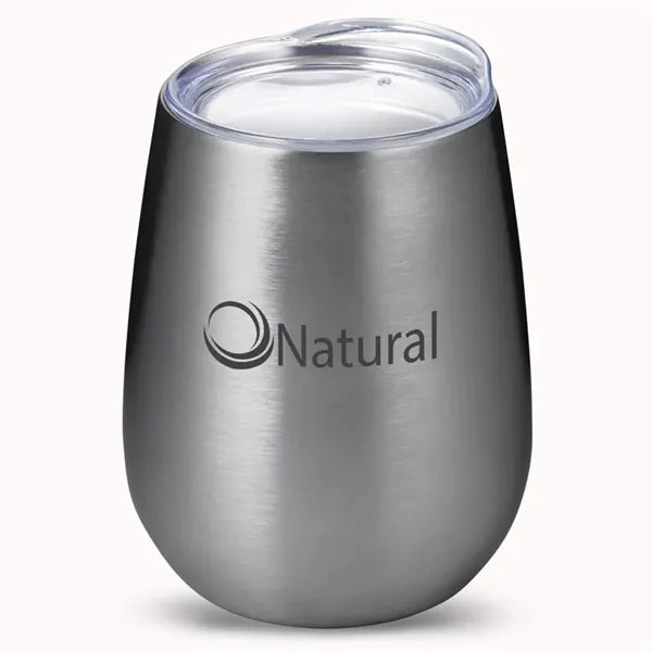 10 oz Stemless Insulated Wine Tumbler With Lid