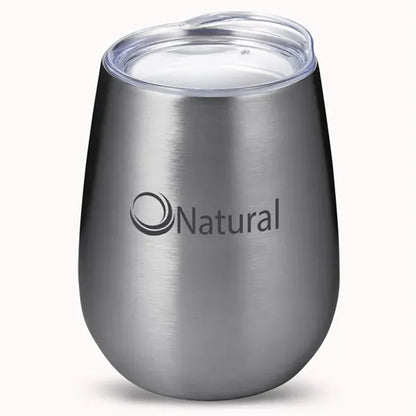 10 oz Stemless Insulated Wine Tumbler With Lid