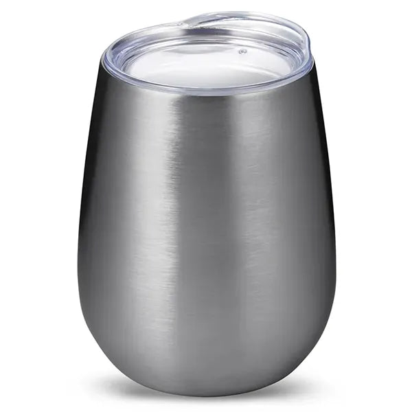 10 oz Stemless Insulated Wine Tumbler With Lid